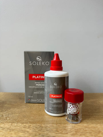 Menicon Soleko 铂金过氧化氢溶液旅行装（1x 100ml 瓶 + 1 箱）